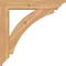 Ekena Millwork Thorton Traditional Smooth Bracket w/ Offset Brace, Western Red Cedar, 5 1/2"W x 26"D x 26"H BKT0604X26X26THR01SWR - alternate 2